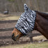 TuffRider Comfy Plus Zebra Print Fly Mask - Breeches.com