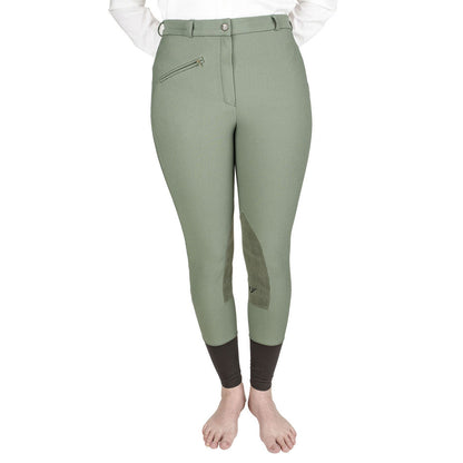 TuffRider Ladies Ribb Knee Patch Breeches - Breeches.com