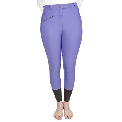 TuffRider Ladies Ribb Knee Patch Breeches - Breeches.com