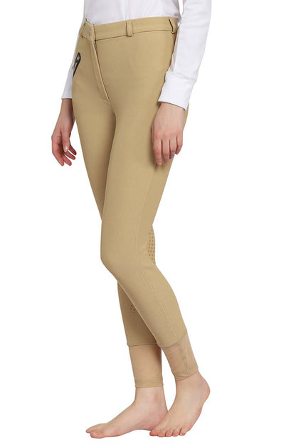 Tuffrider Tiffany Ribbed Breech With Silicone Full Seat - Breeches.com