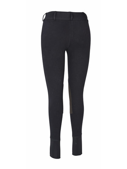 TuffRider Ladies Cotton Lowrise Wide Waistband Breeches (Long) - Breeches.com