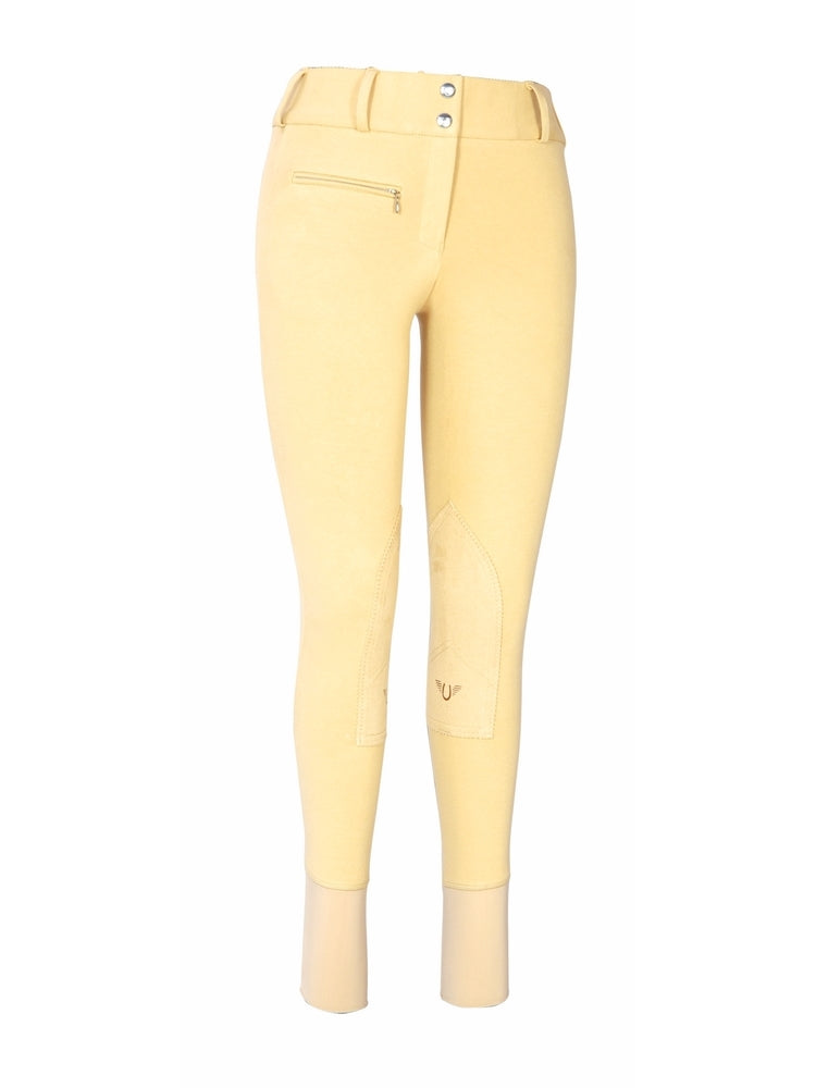 TuffRider Ladies Cotton Lowrise Wide Waistband Breeches (Long) - Breeches.com