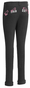 TuffRider Children's Cotton Embroidered Pull-On Jodhpurs - Breeches.com