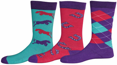TuffRider Children's Trio Ankle Socks - Breeches.com