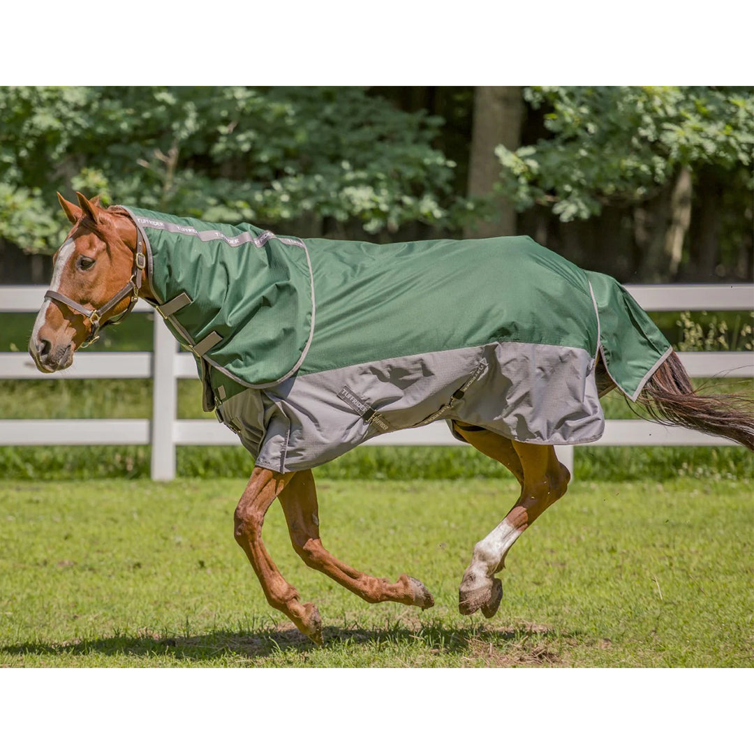 TuffRider Bonum 1200D Medium Weight Detachable Neck Two Tone Turnout Blanket w/ 200gms of fill - Breeches.com
