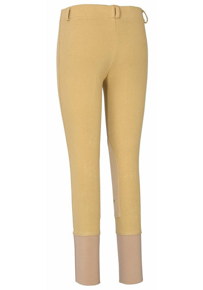 TuffRider Children's Starter Lowrise Pull-On Knee Patch Breeches - Breeches.com