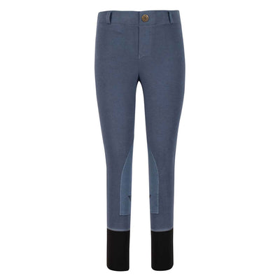 TuffRider Children's Starter Lowrise Pull-On Knee Patch Breeches - Breeches.com