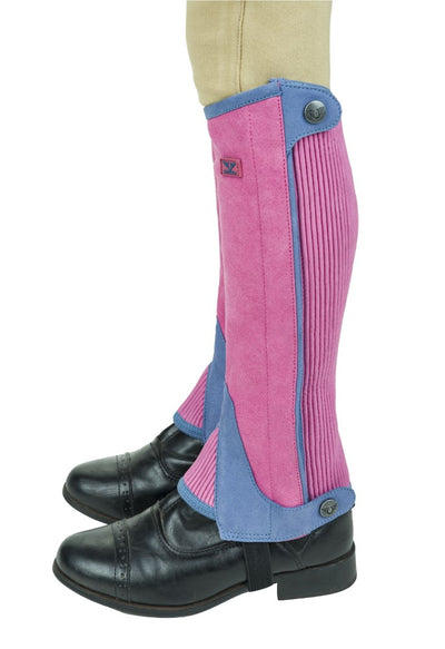 TuffRider Children's Keeneland Synthetic Half Chaps - Breeches.com