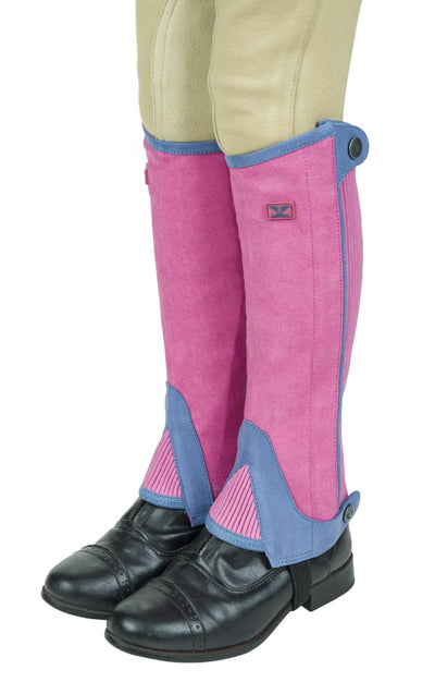 TuffRider Children's Keeneland Synthetic Half Chaps - Breeches.com