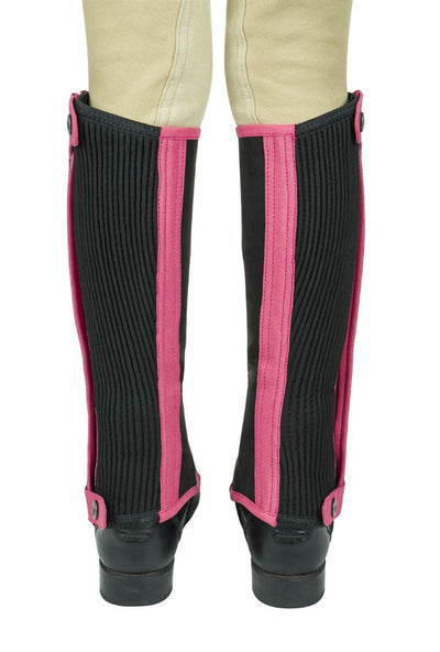 TuffRider Children's Keeneland Synthetic Half Chaps - Breeches.com