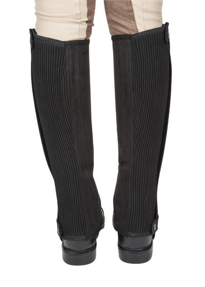 Tuffrider Ladies Saratoga Synthetic Half Chaps - Breeches.com