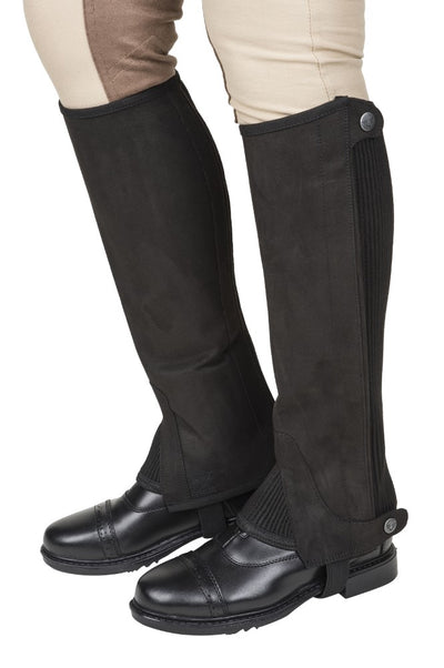 Tuffrider Ladies Saratoga Synthetic Half Chaps - Breeches.com