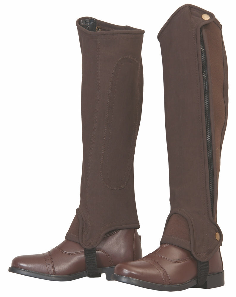 TuffRider Adult Grippy Nubuck Half Chaps - Breeches.com