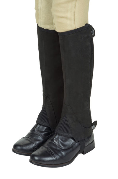 Tuffrider Children's  Saratoga Synthetic Half Chaps - Breeches.com