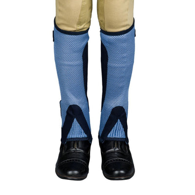 TuffRider Children's Double Up Air Mesh Half Chap and Glove Set - Breeches.com