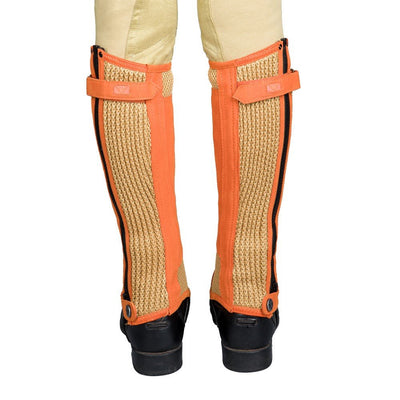 TuffRider Children's Double Up Air Mesh Half Chap and Glove Set - Breeches.com