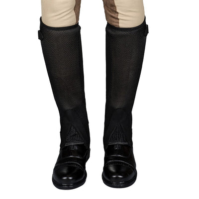 TuffRider Ladies Double Up Air Mesh Half Chap and Glove Set - Breeches.com