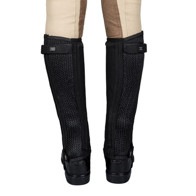 TuffRider Ladies Double Up Air Mesh Half Chap and Glove Set - Breeches.com