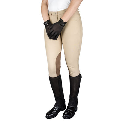 TuffRider Ladies Double Up Air Mesh Half Chap and Glove Set - Breeches.com