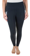 TuffRider Ladies Minerva 3 Season Printed Knee Patch Tights - Breeches.com