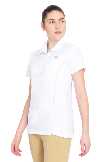 TuffRider Ladies Kirby Kwik Dry Short Sleeve Show Shirt - Breeches.com