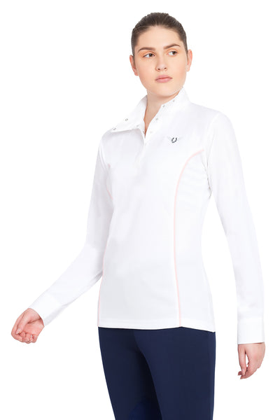 TuffRider Ladies Kirby Kwik Dry Long Sleeve Show Shirt - Breeches.com