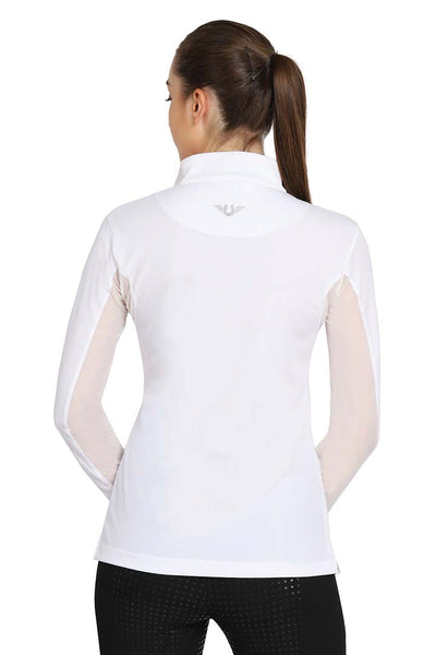 TuffRider Ladies Ventilated Technical Long Sleeve Sport Shirt - Breeches.com