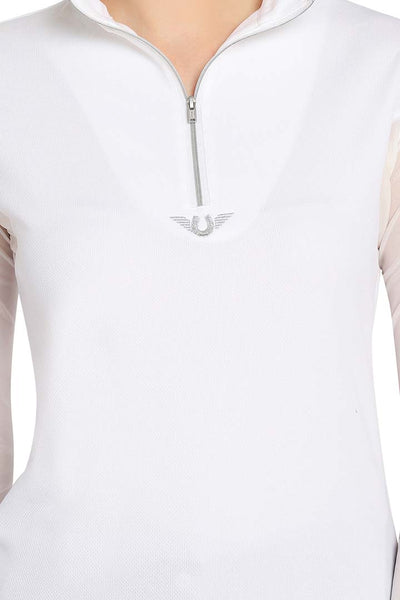 TuffRider Ladies Ventilated Technical Long Sleeve Sport Shirt - Breeches.com