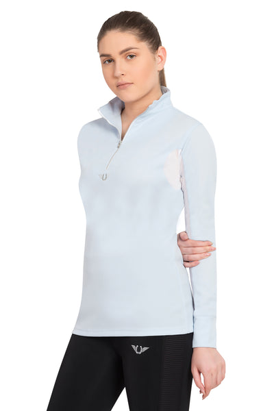 TuffRider Ladies Ventilated Technical Long Sleeve Sport Shirt - Breeches.com