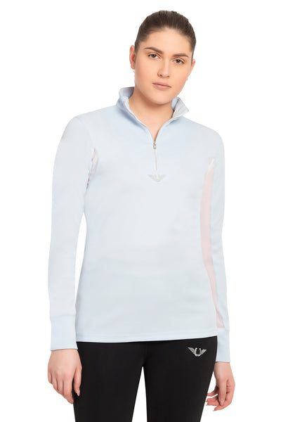 TuffRider Ladies Ventilated Technical Long Sleeve Sport Shirt - Breeches.com