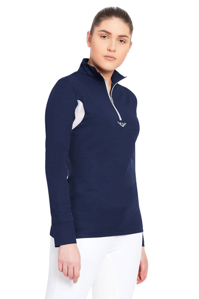 TuffRider Ladies Ventilated Technical Long Sleeve Sport Shirt - Breeches.com