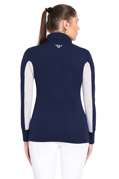 TuffRider Ladies Ventilated Technical Long Sleeve Sport Shirt - Breeches.com