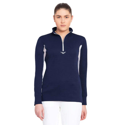 TuffRider Ladies Ventilated Technical Long Sleeve Sport Shirt - Breeches.com