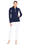 TuffRider Ladies Ventilated Technical Long Sleeve Sport Shirt - Breeches.com