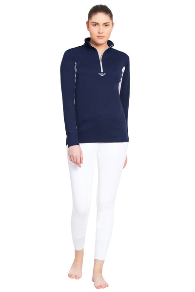 TuffRider Ladies Ventilated Technical Long Sleeve Sport Shirt - Breeches.com