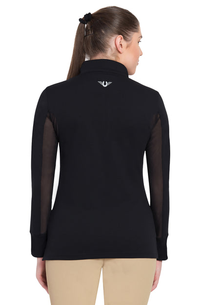 TuffRider Ladies Ventilated Technical Long Sleeve Sport Shirt - Breeches.com
