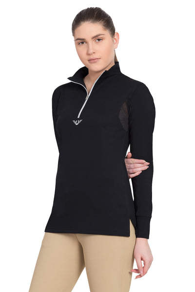 TuffRider Ladies Ventilated Technical Long Sleeve Sport Shirt - Breeches.com