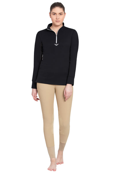 TuffRider Ladies Ventilated Technical Long Sleeve Sport Shirt - Breeches.com
