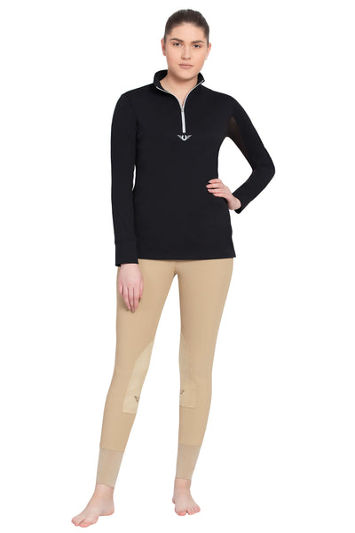 TuffRider Ladies Ventilated Technical Long Sleeve Sport Shirt - Breeches.com