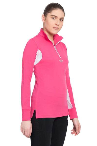 TuffRider Ladies Ventilated Technical Long Sleeve Sport Shirt - Breeches.com