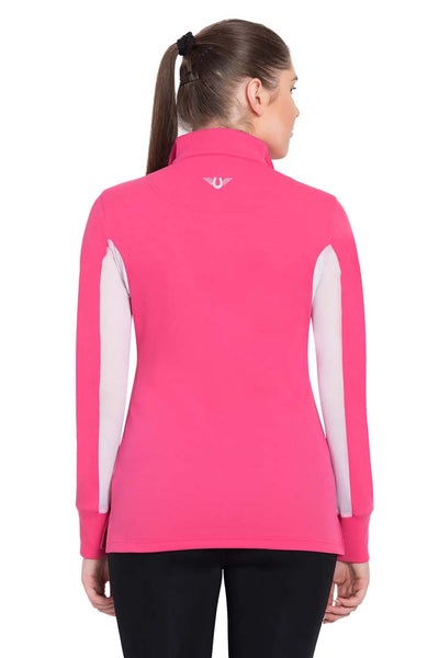 TuffRider Ladies Ventilated Technical Long Sleeve Sport Shirt - Breeches.com