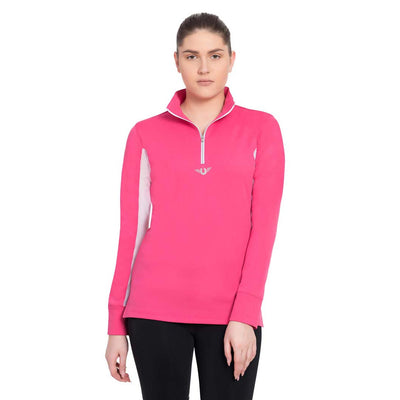 TuffRider Ladies Ventilated Technical Long Sleeve Sport Shirt - Breeches.com