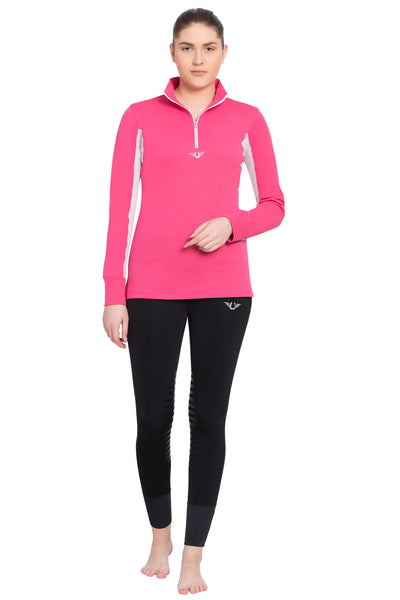 TuffRider Ladies Ventilated Technical Long Sleeve Sport Shirt - Breeches.com