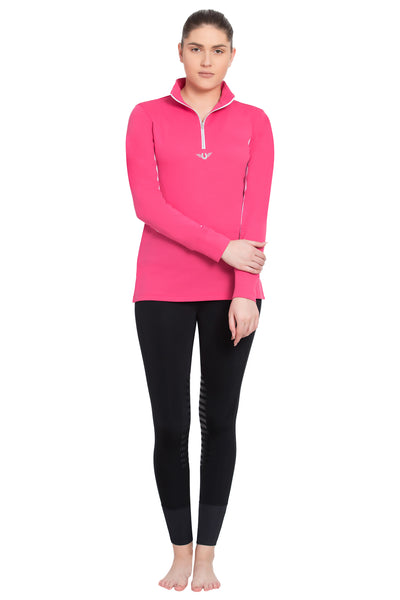 TuffRider Ladies Ventilated Technical Long Sleeve Sport Shirt - Breeches.com