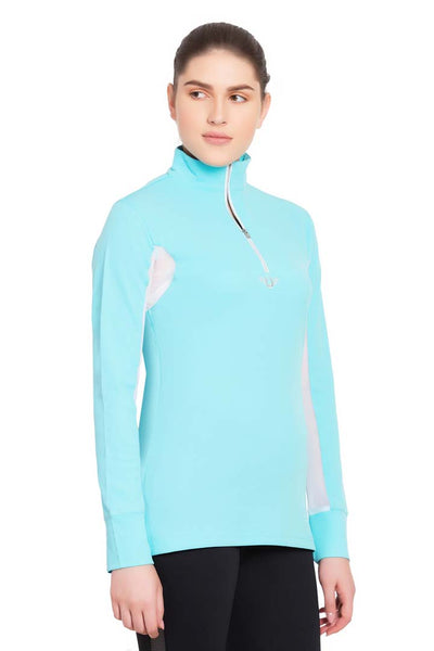 TuffRider Ladies Ventilated Technical Long Sleeve Sport Shirt - Breeches.com
