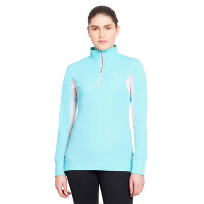 TuffRider Ladies Ventilated Technical Long Sleeve Sport Shirt - Breeches.com
