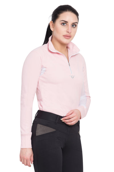 TuffRider Ladies Ventilated Technical Long Sleeve Sport Shirt - Breeches.com