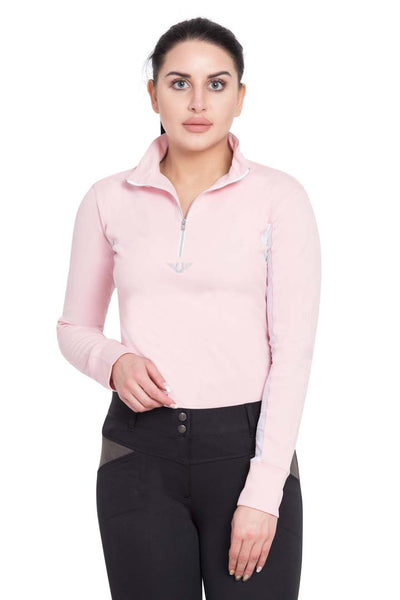 TuffRider Ladies Ventilated Technical Long Sleeve Sport Shirt - Breeches.com