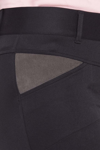TuffRider Ladies Sydney Knee Patch Breeches w/ Contoured sock bottom (CSB) - Breeches.com