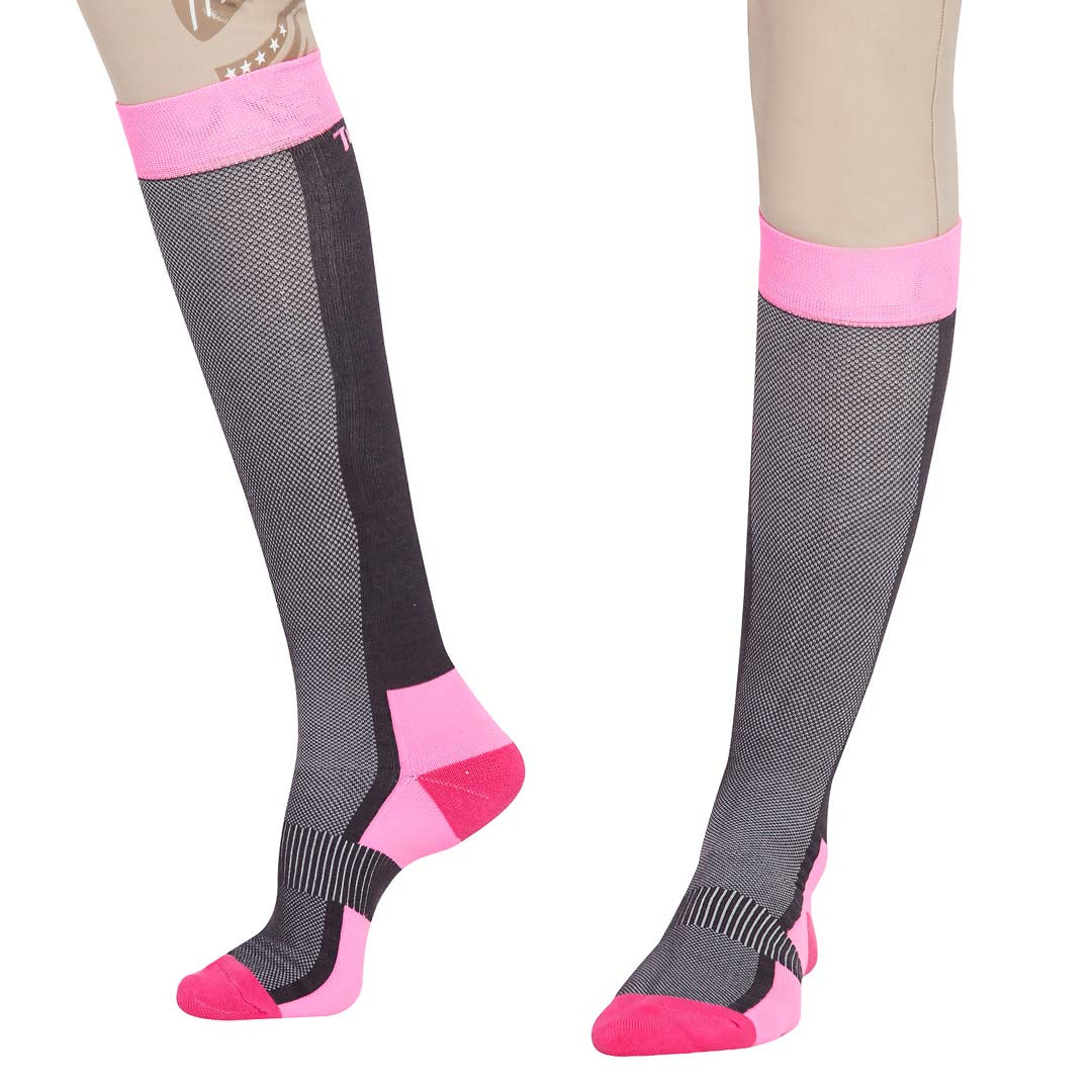 TuffRider Ladies Ventilated Knee Hi Socks - Breeches.com